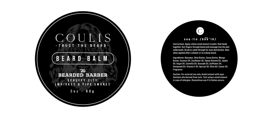 Coulis & The Bearded Barber Beard Balm--