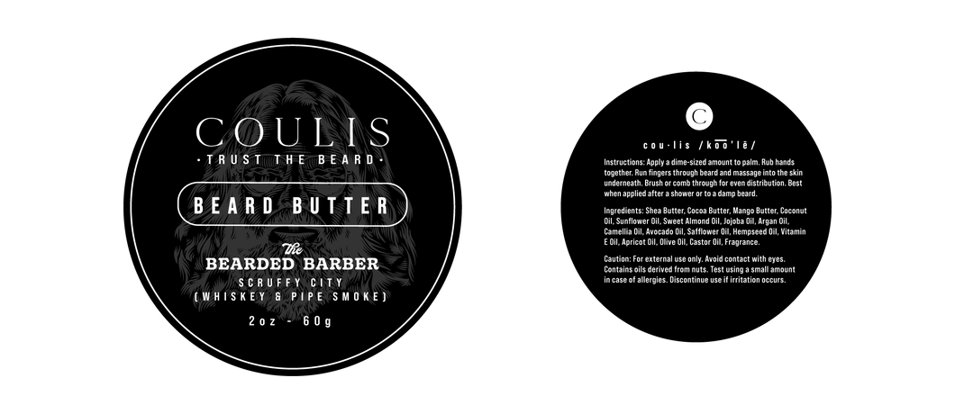 Coulis & The Bearded Barber Beard Butter--